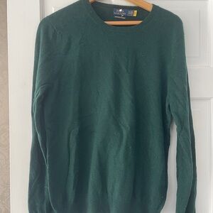 women’s  Green Sweater cashmere washable polo ralph lauren xxl